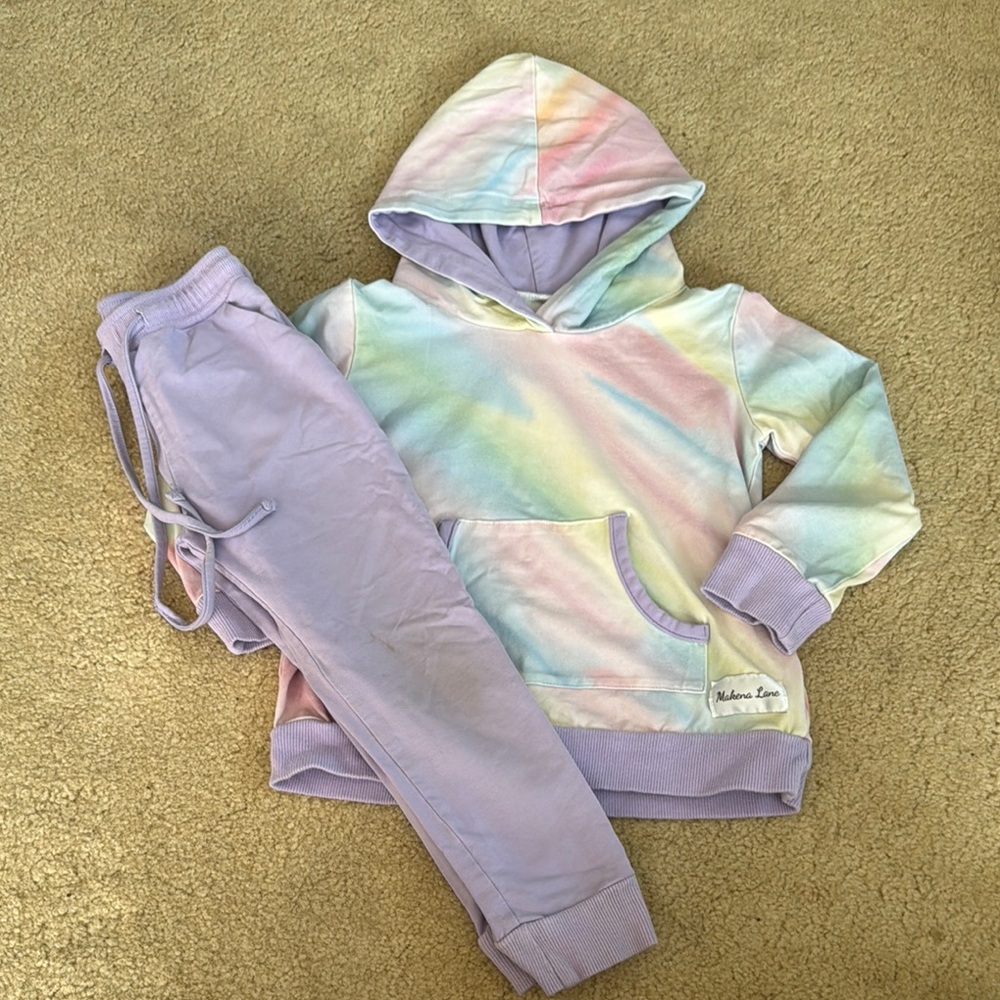 Makena Lane Tie Dye Set 4T